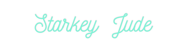 Custom Neon: Starkey  Jude