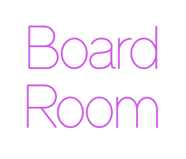 Custom Neon: Board
Room