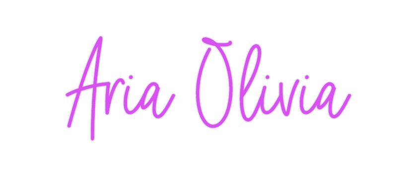 Custom Neon: Aria Olivia