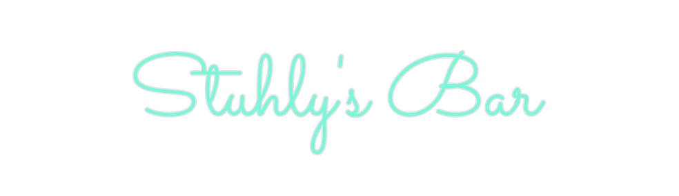Custom Neon: Stuhly's Bar