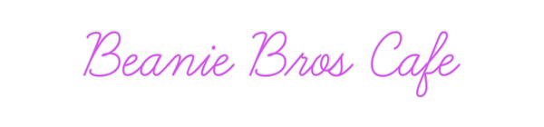 Custom Neon: Beanie Bros C...