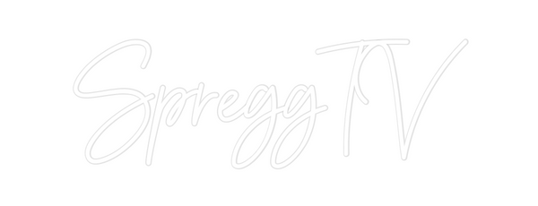 Custom Neon: SpreggTV