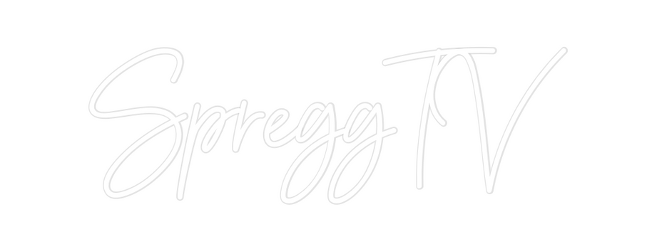 Custom Neon: SpreggTV