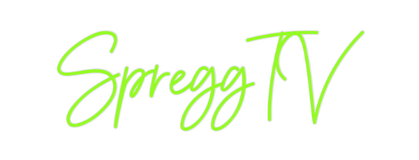 Custom Neon: SpreggTV