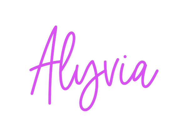 Custom Neon: Alyvia
