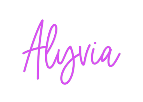 Custom Neon: Alyvia