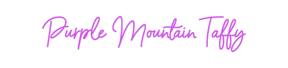 Custom Neon: Purple Mounta...