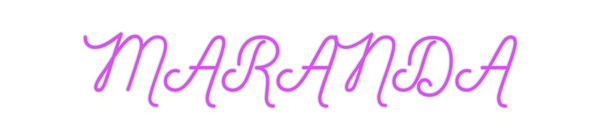 Custom Neon: MARANDA