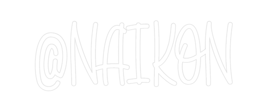 Custom Neon: @NAIKON