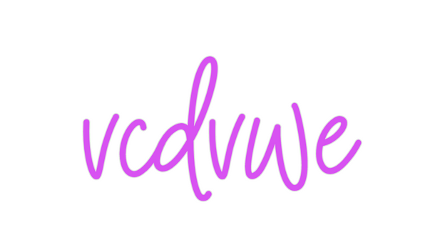 Custom Neon: vcdvwe