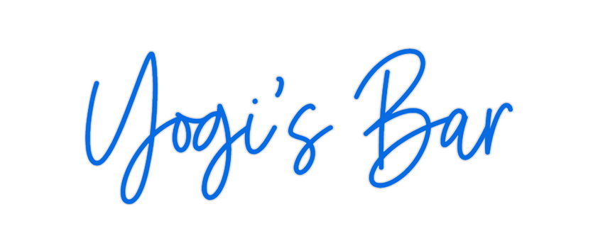 Custom Neon: Yogi's Bar