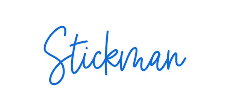 Custom Neon: Stickman