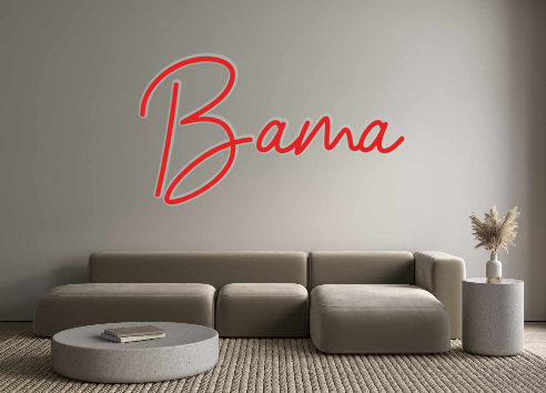 Custom Neon: Bama