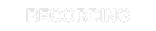 Custom Neon: Recording