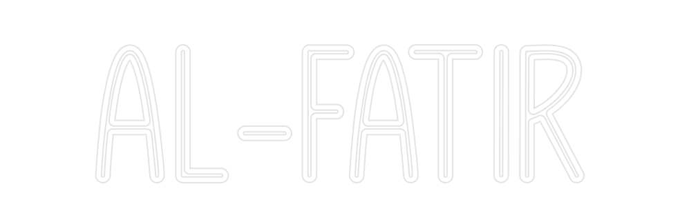 Custom Neon: Al-Fatir