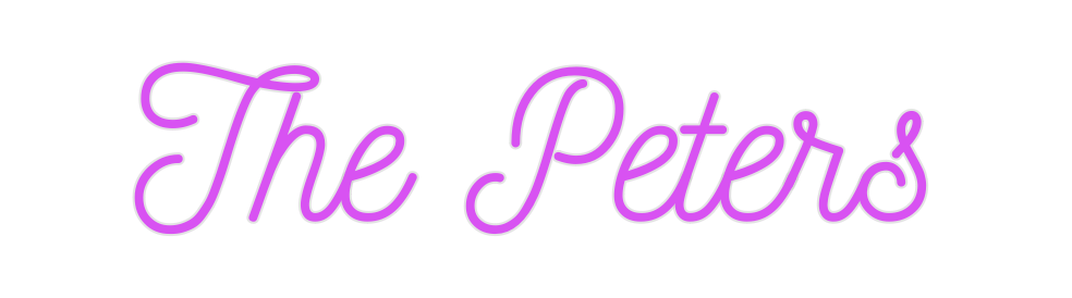 Custom Neon: The Peters