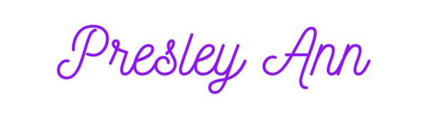Custom Neon: Presley Ann