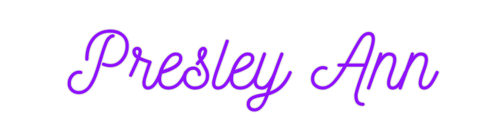 Custom Neon: Presley Ann