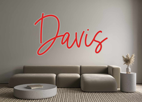 Custom Neon: Davis