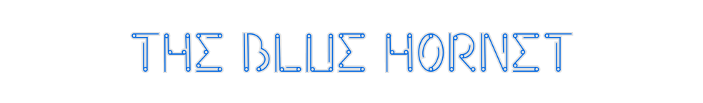 Custom Neon: The Blue Hornet