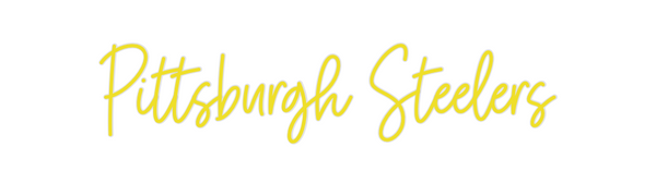 Custom Neon: Pittsburgh St...