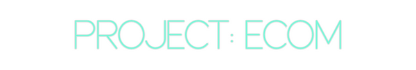 Custom Neon: PROJECT: ECOM