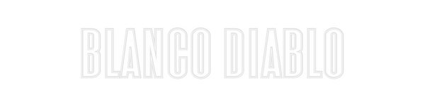 Custom Neon: Blanco Diablo