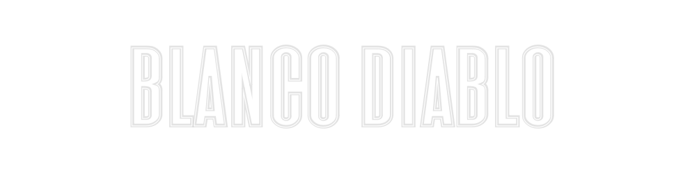 Custom Neon: Blanco Diablo