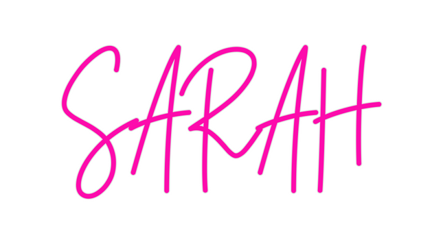 Custom Neon: SARAH