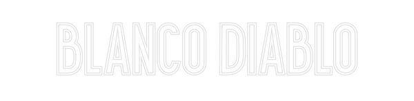 Custom Neon: Blanco Diablo