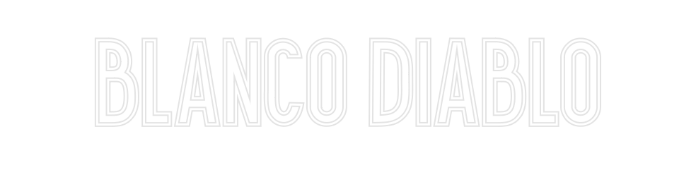 Custom Neon: Blanco Diablo