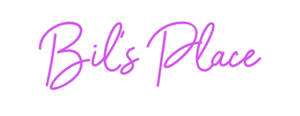 Custom Neon: Bil's Place
