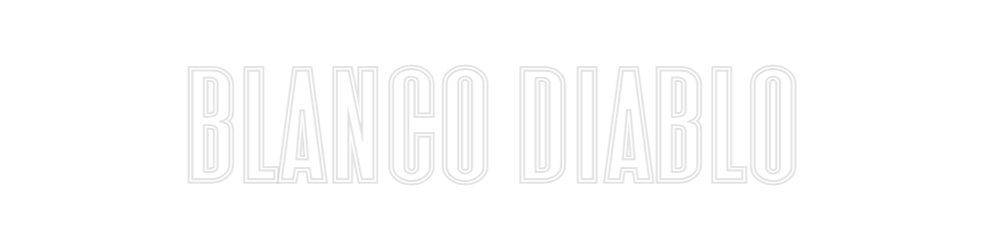 Custom Neon: Blanco Diablo