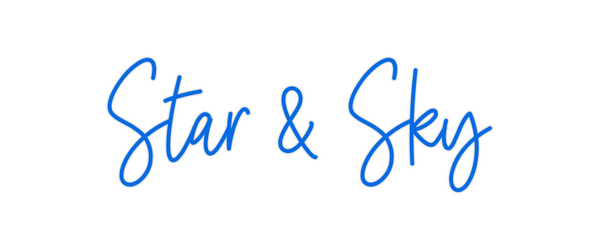 Custom Neon: Star & Sky