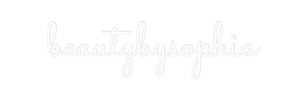 Custom Neon: beautybysophia