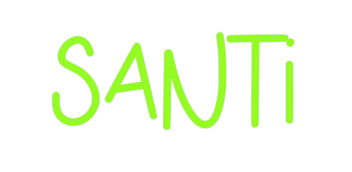Custom Neon: Santi