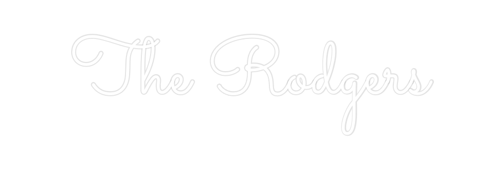 Custom Neon: The Rodgers