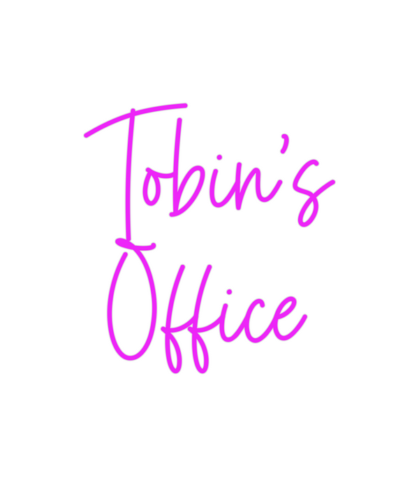 Custom Neon: Tobin’s
Office