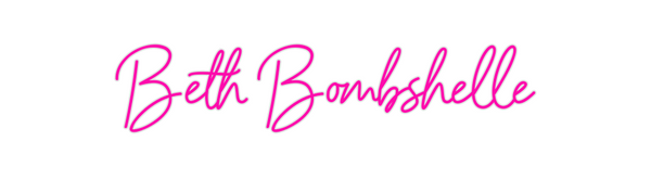 Custom Neon: Beth Bombshelle