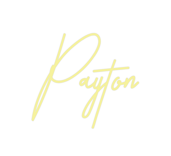 Custom Neon: Payton