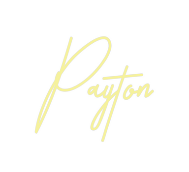 Custom Neon: Payton