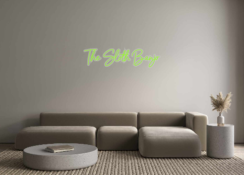 Custom Neon: The Sloth Banjo