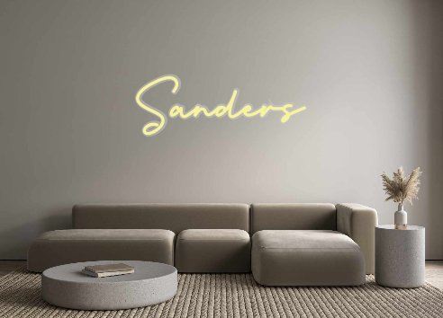 Custom Neon: Sanders