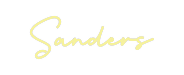 Custom Neon: Sanders