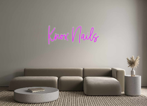 Custom Neon: Knox Nails