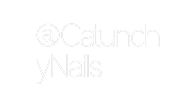 Custom Neon: @Catunch
yNails