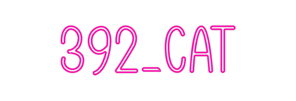 Custom Neon: 392_cat