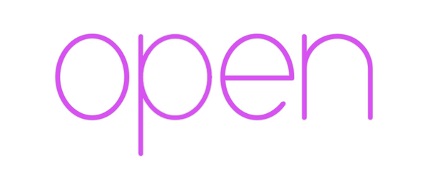 Custom Neon: open