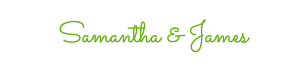Custom Neon: Samantha & Ja...