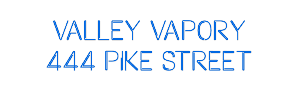 Custom Neon: Valley Vapory...